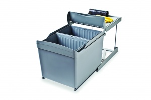 KOŠ odpadkový ALBIO 30 2x16 l F